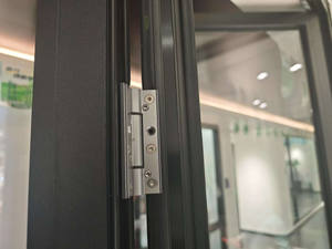 Puertas plegables de vidrio templado con aislamiento térmico de estilo nórdico insonorizado, puertas plegables de acordeón para Patio para balcón - Product Image 2