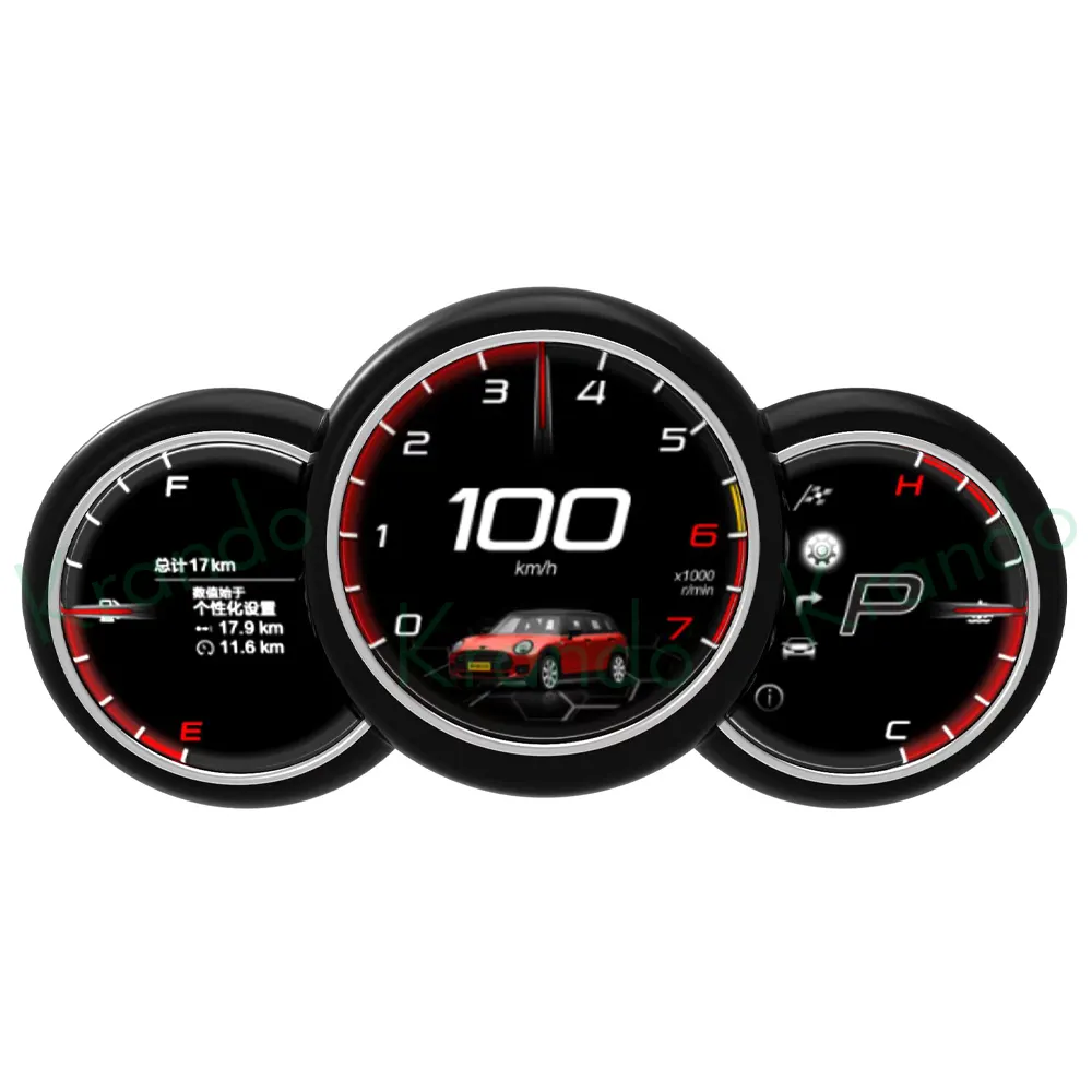 مجموعة رقمي من كراندو لسيارة BMW MINI Cooper 2014 - 2023 لوحة قيادة وشاشة LCD للتحكم بعجلة القيادة مدمج في نظام تشغيل Canbus Linux
