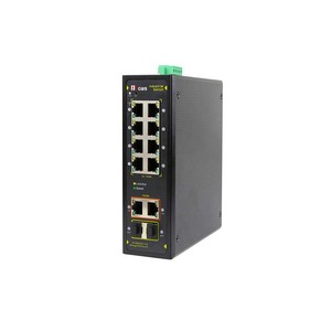 10-port Gigabit Uplink Managed Industrial Ethernet <b>Switch</b> 8*10/100 + 2*100/1000 Ports SFP Fiber <b>Network</b> <b>Switches</b> - Product Image 2