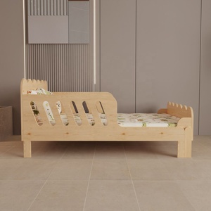 <span class=keywords><strong>Culla</strong></span> in Legno Massello Scandinavo con Sponde di Sicurezza e Cassetto Portaoggetti, Convertibile in Letto per Bambini - Product Image 3