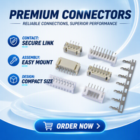 Connecteur Alternatif JST PH2.0 Konnra KR2001, Plaqué Étain, Tête de 2,00 mm, Terminal Croisé PHR, Verrouillage Sécurisé, Sertissage 2 mm