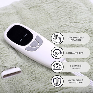 Inverno Quente Soft Rabbit <span class=keywords><strong>Fur</strong></span> e Sherpa <span class=keywords><strong>Fur</strong></span> Throw Cobertor Elétrico para Sofá-cama Sofá - Product Image 2