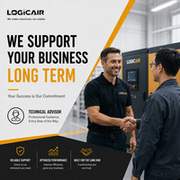 Compresseur d'air à vis LOGICAIR Chine 80 gallons 60 gallons 200 litres monophasé pour usage domestique, peinture, système intégré, usage industriel