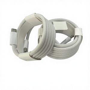 สายชาร์จเร็ว 5A แบบถักไนลอน 1 เมตร 2 เมตร 240 วัตต์ หัว USB-C to C สำหรับ <span class=keywords><strong>iPhone</strong></span> 15/16 Pro Max และเครื่องพิมพ์ ขายดี - Product Image 2