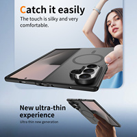 Étui de téléphone magnétique antichoc haut de gamme Sanfeng pour Samsung Z Fold 8 Ultra, coque hybride PC+TPU au toucher doux, emballage personnalisé avec logo
