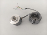 Encodeur rotatif à arbre plein PIE5008-3600-G05L SF 50mm 8mm 3600PPR DC5V TTL différentiel avec câble radial de 5m et fixation par bride