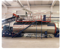 Machine de rendu CMJ-1 1.0 T/lot certifiée ISO14001 ISO45001 avec chaudière en acier Q345R pour usine d'aliments pour animaux