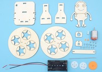 Jouet en bois à assembler soi-même, Robot d'équilibre, jouets d'ingénierie scientifique pour le Camp