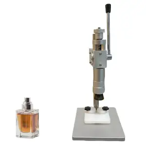 Manual Desktop Perfume Glass Bottle Crimping Machine Collar lid Pressing machine Aerosol Sprayer Crimper Capping machine