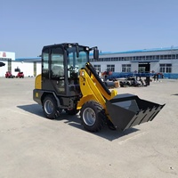 Wheel Loader Mini Mucking Telehandler Front End Skid Steer Mini Loader Bucket untuk Dijual