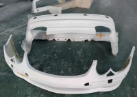 Utilizado para Mercedes SL R230, kit de carrocería de fibra de vidrio tipo A, con faldón lateral de parachoques delantero, parachoques trasero