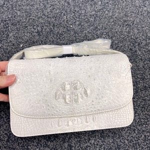 Sac bandoulière en cuir de crocodile avec poignée supérieure, sac de travail, sac de soirée, sac bandoulière pour femme en cuir de crocodile - Product Image 4