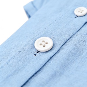 เสื้อเชิ้ตผ้าลินินแขนสั้นแฟชั่นผู้หญิง สไตล์ลำลอง ติดกระดุม สำหรับฤดูร้อน ลดราคา - Product Image 4