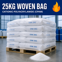 Produit chimique pour le traitement des eaux usées, polyacrylamide cationique CPAM, agent de déshydratation des boues, poudre, pureté 99%