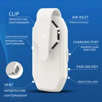 Draagbare Fans Usb Opladen Maskfan Mini Elektrische Gezicht Fan Voor Facemask Voorkomen Warmte Ademen Masking Fan