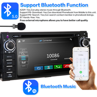Autoradio pour lecteur CD Patriot Wrangler MP3 sans fil Apple CarPlay Android Auto Mirror Link pour radio AM FM voiture