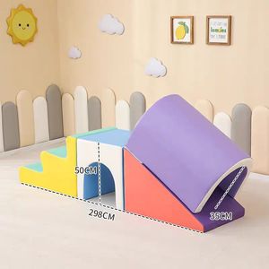 Équipement de terrain de jeu intérieur Offre Spéciale Tunnel de jeu doux Ensemble de grimpeur pour enfants d'âge préscolaire Formes d'entraînement sensoriel Soft <span class=keywords><strong>Play</strong></span> Intérieur - Product Image 4