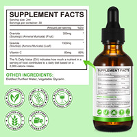 Acentiallabs Antioxydant Aide à Neutraliser les Radicaux Libres Gouttes Liquides de Supplément de Corossol Gouttes Liquides d'Extrait de Corossol Graviola