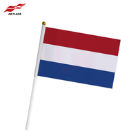 Optimal Products Drapeau national de la Hollande 60*90cm Drapeaux agités à la main de la Hollande
