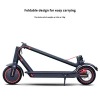 Trottinette électrique de 36V, 350W, avec moteur sans balais, pliable à deux roues, en alliage d'aluminium de 25 km/h, IP65, livraison directe en entrepôt européen et américain