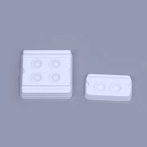Mini coupelles de mélange dentaires jetables blanches en plastique avec options 2 et 4 trous - Product Image 3