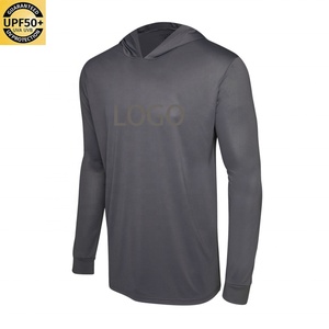 เสื้อเชิ้ตแขนยาวสำหรับผู้ชายแบบกำหนดเอง ป้องกันรังสียูวี ชุดตกปลา UPF 50 ชุดป้องกันแสงแดด - Product Image 1