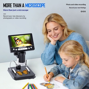 <span class=keywords><strong>Microscope</strong></span> numérique 1000X 2MP, écran LCD HD 5 pouces 1080P, loupe portative, 8 LED, mise au point manuelle, outil <span class=keywords><strong>d</strong></span>'inspection portable - Product Image 2