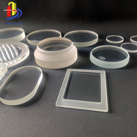 Verre industriel personnalisé en verre borosilicate de haute qualité, verre trempé, fabrication professionnelle