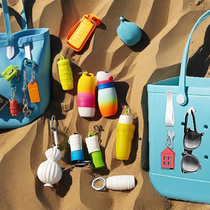 Lot de 3 mousquetons en acier inoxydable, crochets porte-clés polyvalents pour le camping, la randonnée, les sacs et les accessoires de voyage, taille S - Product Image 2