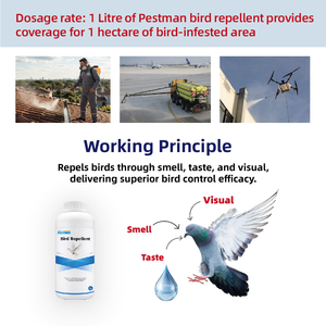 Répulsif pour oiseaux puissant, longue durée et haute efficacité, spray liquide ultra-concentré pour grandes installations et espaces extérieurs - Product Image 3