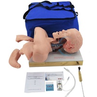 Modelo Avanzado de Manejo de Vías Aéreas HC-S032, Maniquí de Entrenamiento de Intubación Traqueal con Alarma