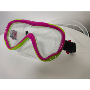 Lunettes de natation en silicone pour enfants Masque de plongée étanche anti-buée HD Lunettes de plongée pour enfants à grand cadre Strep pour masque de plongée - Product Image 4