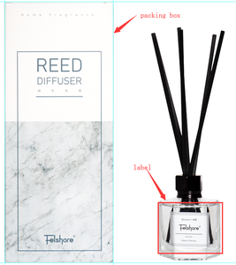 ที่กำหนดเองหรูหราหอมกระจายกก120มิลลิลิตรด้วยไม้หวาย - Product Image 6