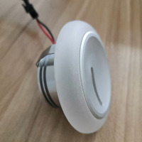 Lampe murale décorative LED moderne pour intérieur, éclairage encastré d'angle pour couloir, escalier, marche, corps en aluminium, 220V, LED Bridgelux