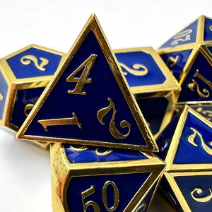 Vente Flash : Ensemble de dés polyédriques en métal pour jeu de rôle Dungeon & Dragons - Product Image 6