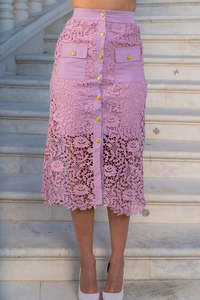 ADYABY <strong>2026</strong> Trending <strong>Fashion</strong> Mermaid Dress Women's Summer Hollow Out Lace Floral MiDi Party <strong>Wear</strong> with Buttons Belt - Product Image 5