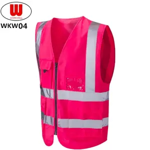 Red vest safety fire resistant vests