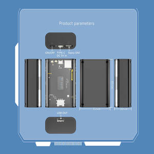 Router WiFi Portátil Dnxt 2025, Venta Caliente, OEM, Tipo-C, 4000mAh, 300Mbps, 2.4G, WPS, Firewall/QoS, Uso en Exteriores, Compatible con Wi-Fi 2.4g - Product Image 5