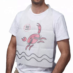 Bavoir jetable non tissé avec manches, personnalisé, pas cher, prix d'usine en chine - Product Image 4