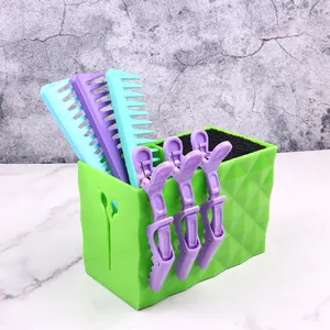 Newrest products Scissors Storage Box Plastic Practical Clipper Rack for Pro Salon Barber Home Hairdressing Tools ABS Material