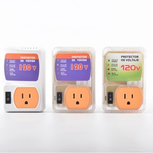 Protecteur de tension américain 120V/220V, dispositifs de protection contre les surtensions sud-américains avec prise de protection contre les courants élevés - Product Image 3