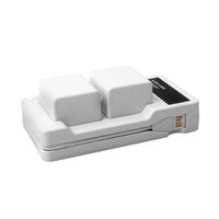 Pengisi Daya Baterai LCD 2 Slot untuk Kamera Arlo A-1/A-2 dengan Input Type-C/Micro USB, Proteksi Keamanan, Pengisian Cepat, Tersedia