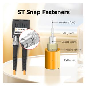 GIANTECH 1X9 Paquete TTL de Fibra Monomodo 1310nm 155m Fast Ethernet 3.3V 20KM Uso Industrial 1 Año de Garantía Óptico - Product Image 1