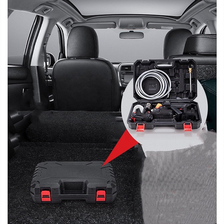 Hot products cordless high pressure car washer gun with rechargeable lithium battery