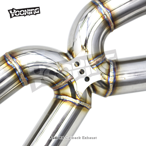 Auto Racing Sport Car Straight X 76 mm tuyau d'échappement pour <span class=keywords><strong>Audi</strong></span> <span class=keywords><strong>R8</strong></span> V10 5.2L 2008-2016 <span class=keywords><strong>3</strong></span> pouces tuyau d'échappement silencieux en acier inoxydable - Product Image 3