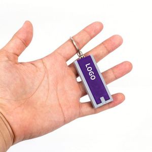 Mini Flashlight Plastic <b>Keychain</b> <b>Custom</b> Logo Portable Name Plastic LED <b>Keychain</b> in Bulk - Product Image 1