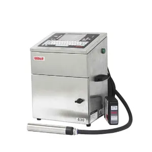 Willett 630 stampante a getto d'inchiostro continua macchina per codifica Batch industriale data di scadenza macchina da stampa per bottiglia