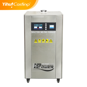 Máquina digital de fundición de oro DSP de 4 kg, máquinas de enfriamiento por agua de 3 HP, 5 juegos de grafito y cerámica, 1 guante de alta temperatura, 10 martillos de fundición - Product Image 5