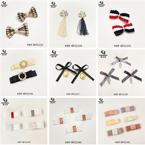 Accesorios de ropa interior Cinta de satén con purpurina Hermosa decoración de sujetador Nudos de lazo Amuletos de lazo de mariposa Sujetador Rosel dorado Colgantes de lazo - Product Image 5