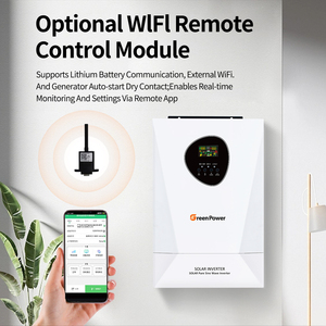 GreenPower EU Stock 6.2KW Dupla Saída 6200VA Inversor De Energia Solar MPPT Controle 48V 6.2KW Inversor Solar Híbrido - Product Image 3